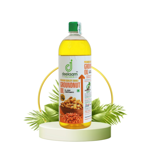 Deeksam Wood Pressed Groundnut Oil 500ML