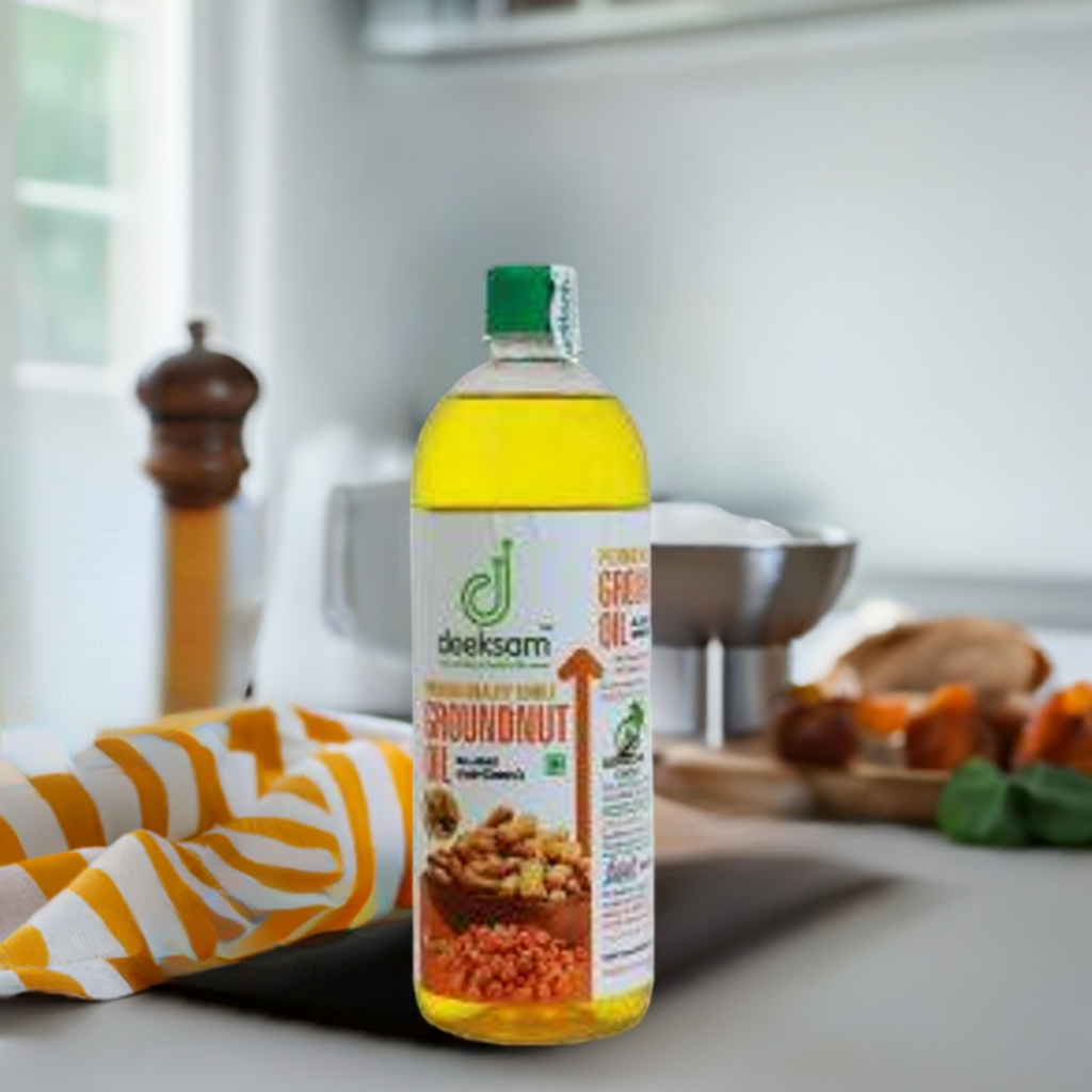 Deeksam Wood Pressed Groundnut Oil 1L