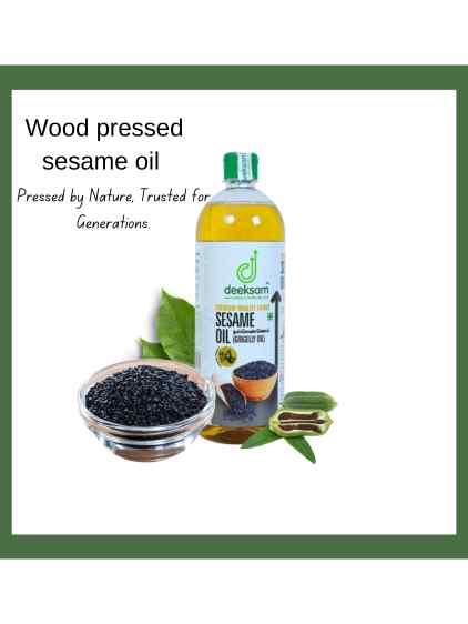 Deeksam Wood Pressed Sesame Oil 1L