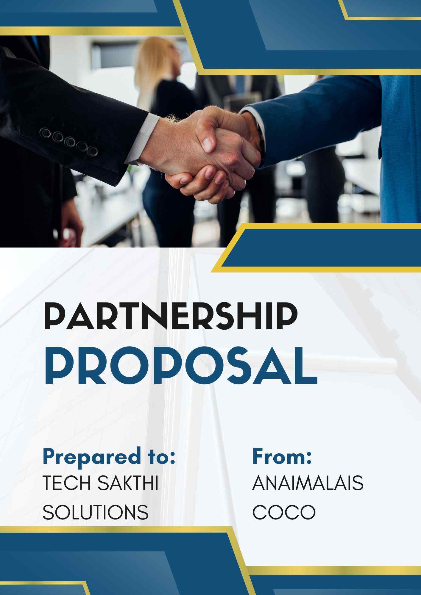Tech Sakthi Solutions and ANAIMALAIS COCO Partnership